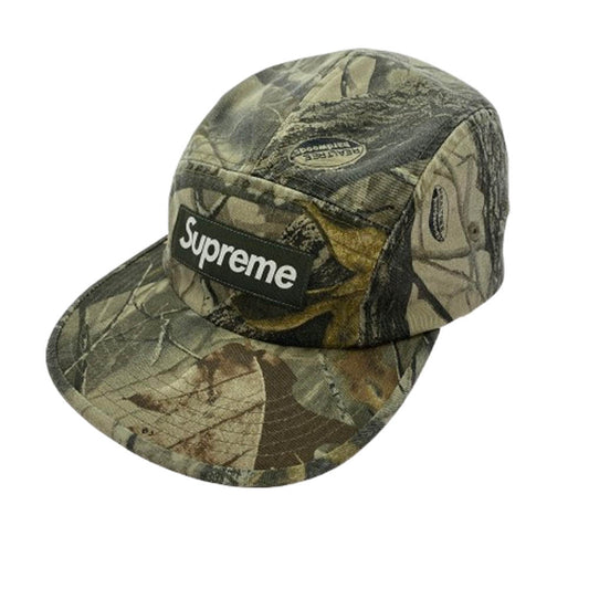 Supreme シュプリーム 25SS CAMP CAP REALTREE ボックスロゴ キャンプ キャップ リアルツリーカモ 帽子 カーキ系【中古】