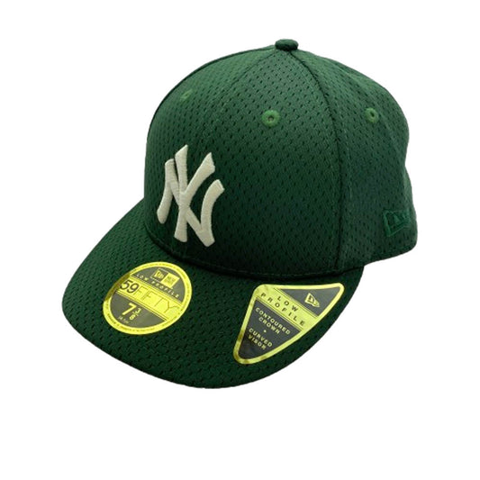 エメレオンドレ × NEW ERA ニューエラ NEWYORK YANKEES ニューヨークヤンキース メッシュ キャップ 帽子 グリーン系 7 3/8【美品】【中古】