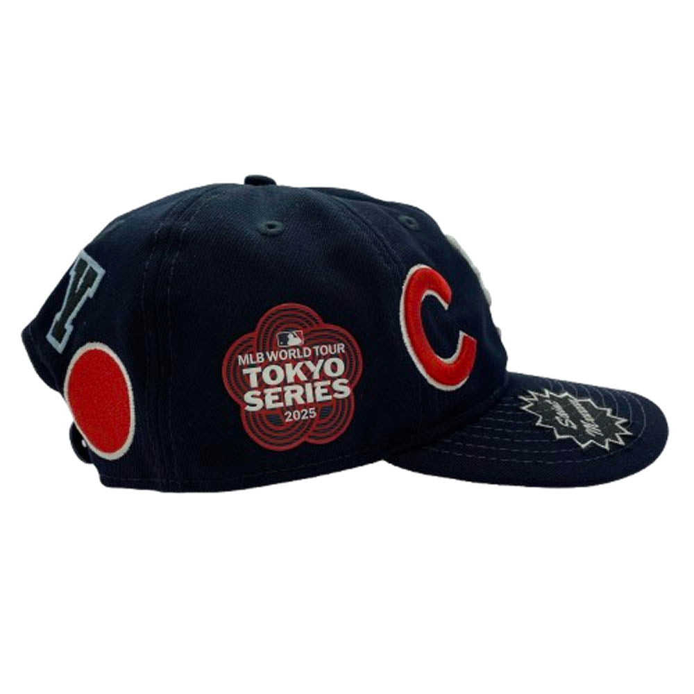 SAINT MICHAEL セントマイケル × NEW ERA ニューエラ MLB TOKYO 2025 東京シリーズ ベースボール キャップ 帽子 ダークネイビー系【美品】【中古】
