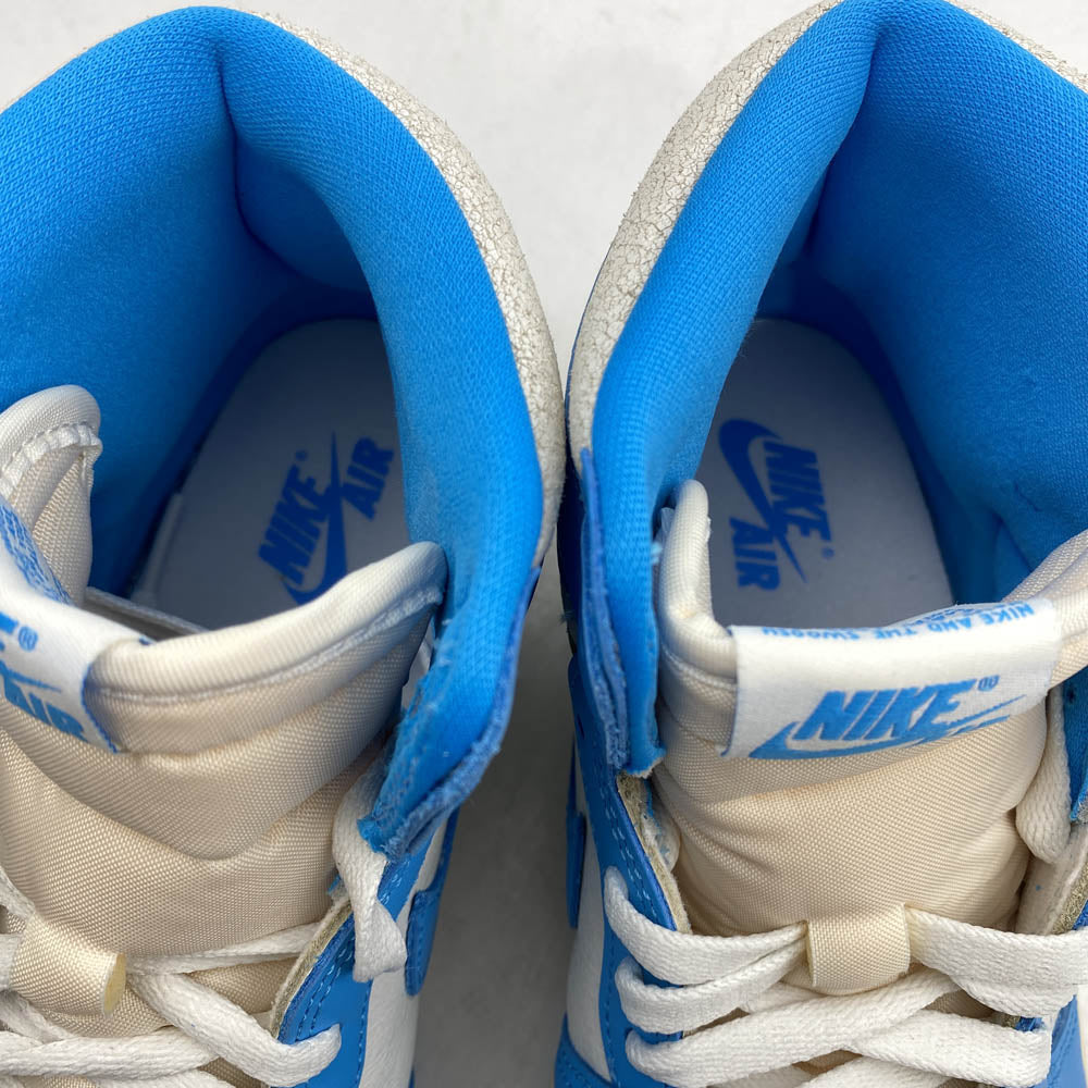 NIKE AIR JORDAN ナイキ ジョーダン DZ5485-402 Air Jordan 1 Retro High OG UNC Reimagined AJ1 エアジョーダン レトロ ハイ スニーカー ライトブルー系 27cm【新古品】【未使用】【中古】