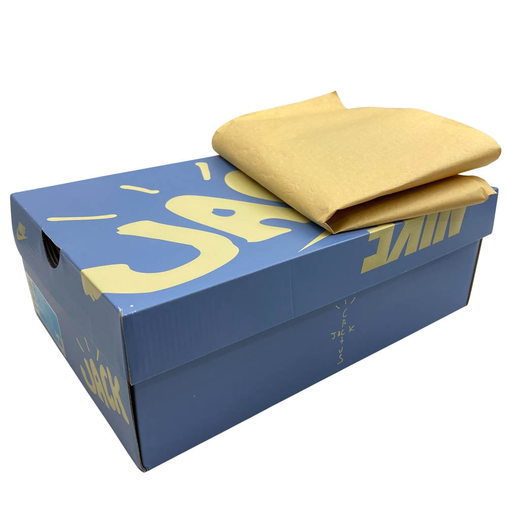 NIKE ナイキ HQ3073-100 × Travis Scott トラヴィススコット Zoom Field Jaxx White and Light Chocolate ズームフィールドジャックス スニーカー ブラウン系 27cm【新古品】【未使用】【中古】