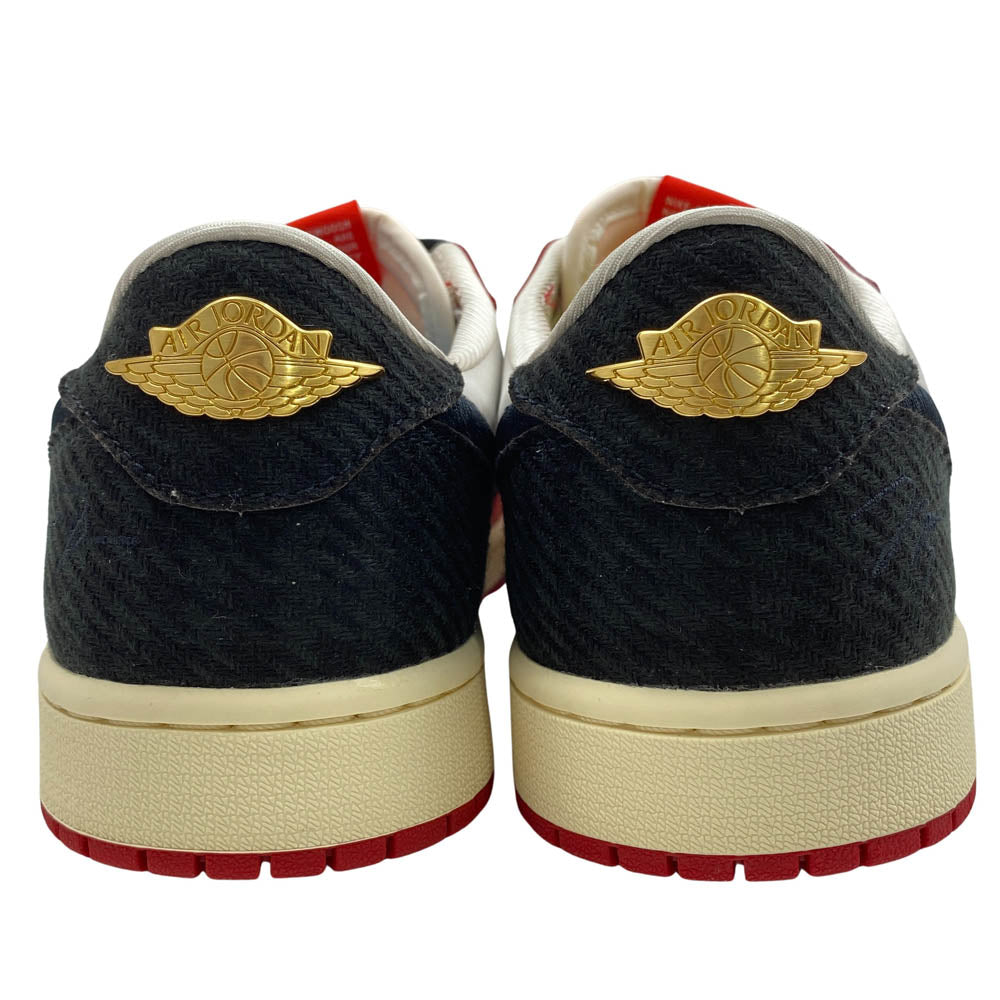 NIKE AIR JORDAN ナイキ ジョーダン FN0432-100 × Trophy Room トロフィールーム Air Jordan 1 Low OG Sail and Varsity Red AJ1 ロー セイル アンド バーシティレッド スニーカー レッド系 27.5cm【新古品】【未使用】【中古】