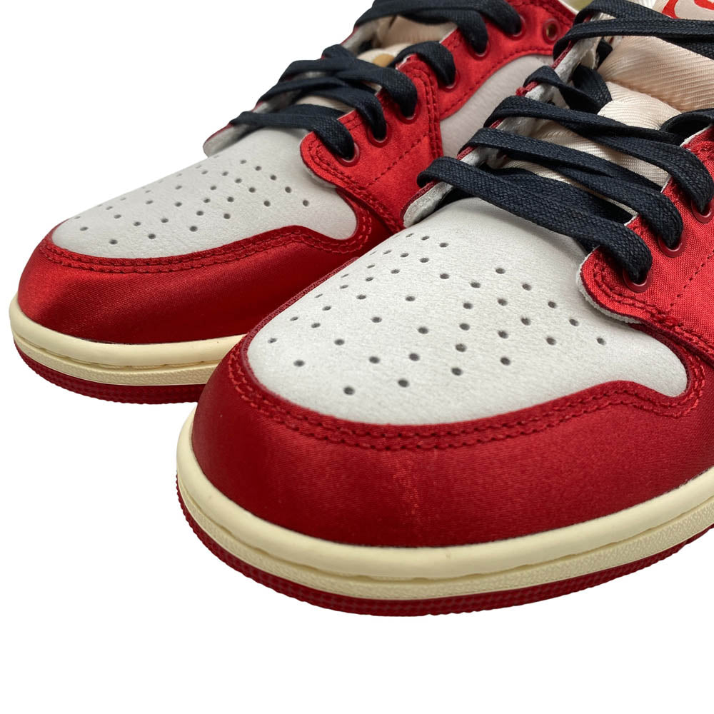 NIKE AIR JORDAN ナイキ ジョーダン FN0432-100 × Trophy Room トロフィールーム Air Jordan 1 Low OG Sail and Varsity Red AJ1 ロー セイル アンド バーシティレッド スニーカー レッド系 27.5cm【新古品】【未使用】【中古】