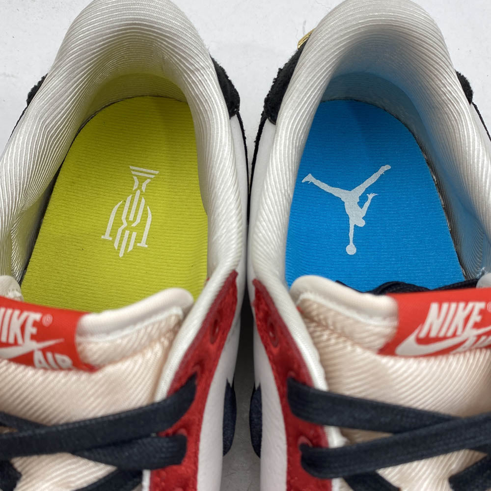 NIKE AIR JORDAN ナイキ ジョーダン FN0432-100 × Trophy Room トロフィールーム Air Jordan 1 Low OG Sail and Varsity Red AJ1 ロー セイル アンド バーシティレッド スニーカー レッド系 27.5cm【新古品】【未使用】【中古】