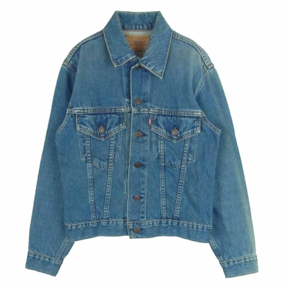 Levi's リーバイス 80s USA製 70505 smalle ボタン裏刻印715 デニム トラッカー ジャケット インディゴブルー系 34【中古】