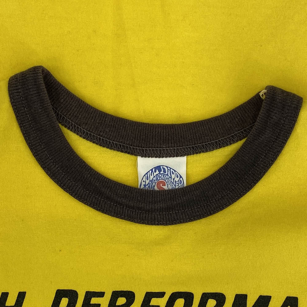 BOOTLEGGERS ブートレガーズ プリント トリム Tシャツ イエロー系 S【中古】