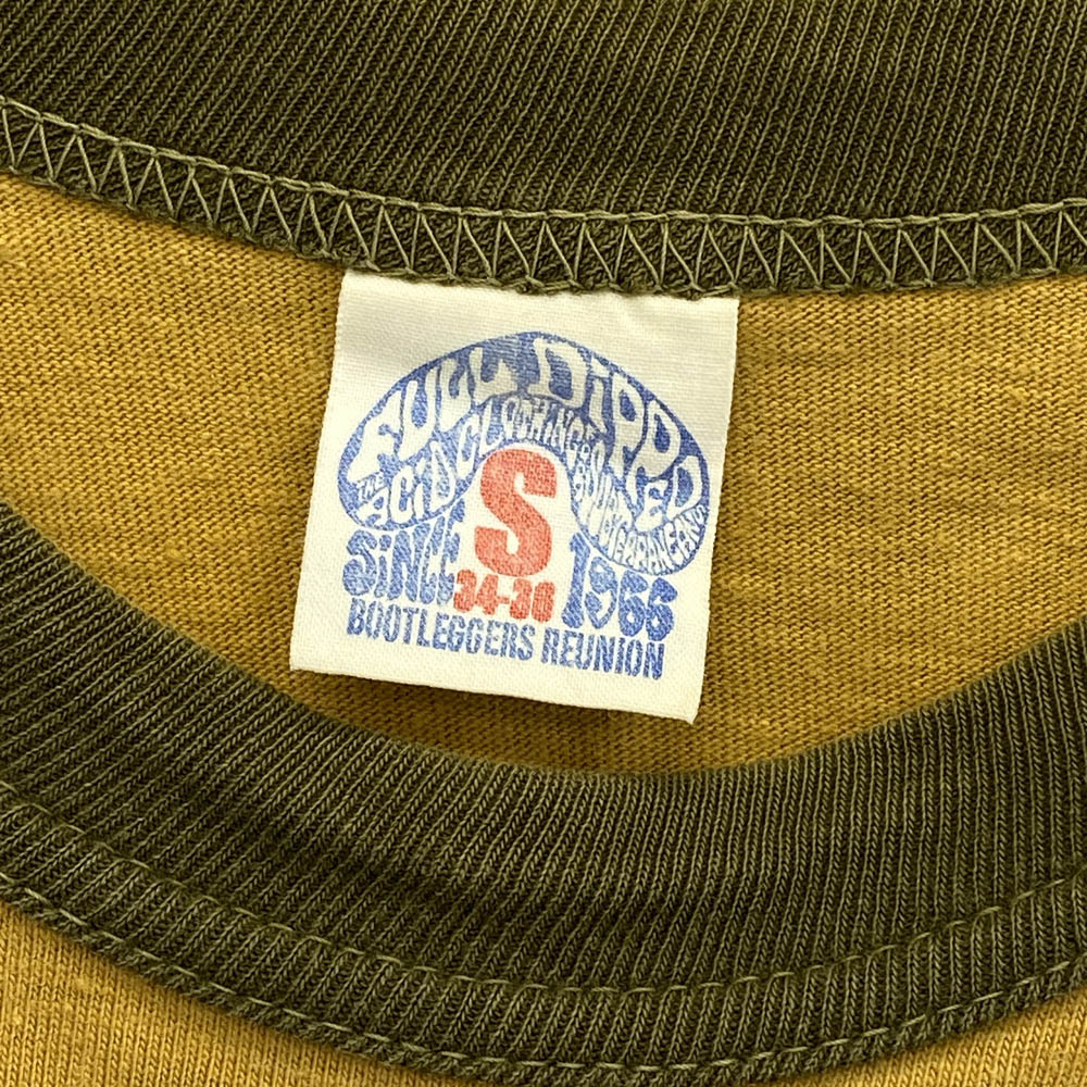 BOOTLEGGERS ブートレガーズ プリント 長袖 Tシャツ カットソー イエロー系 S【中古】