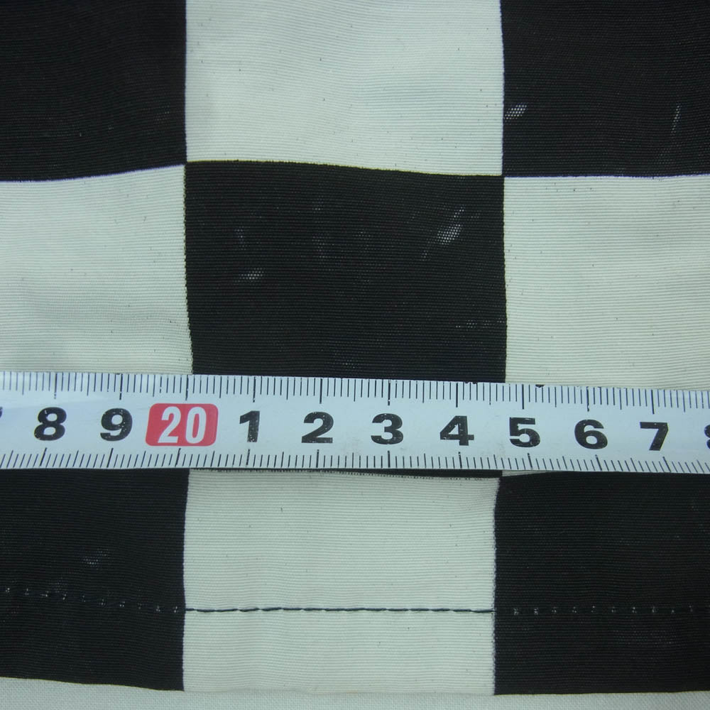 WESTRIDE ウエストライド チェッカー柄 ナイロン ジャケット 日本製 ブラック系 ホワイト系 M 36 - 38【中古】