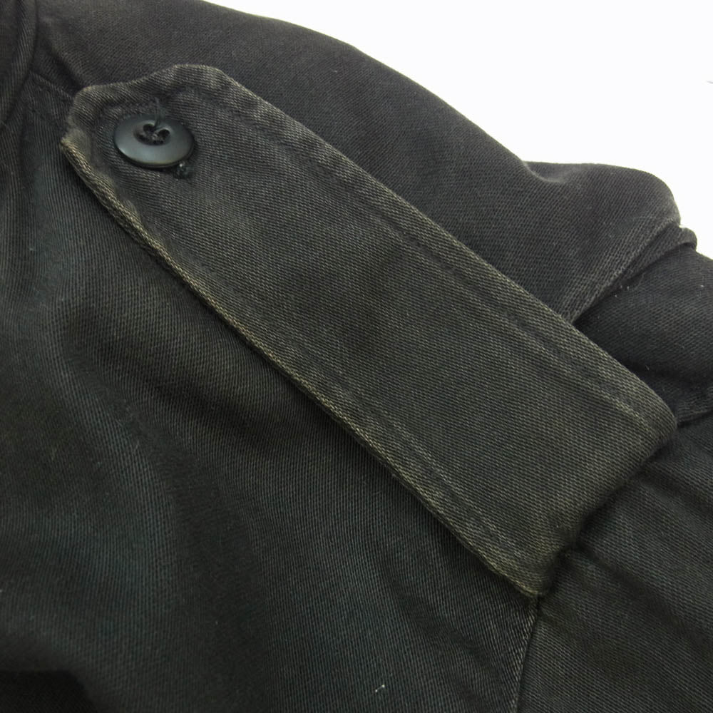 ALPHA アルファ 8415-01-099-7836 USA製 M-65 フィールド ジャケット ブラック系 S【中古】