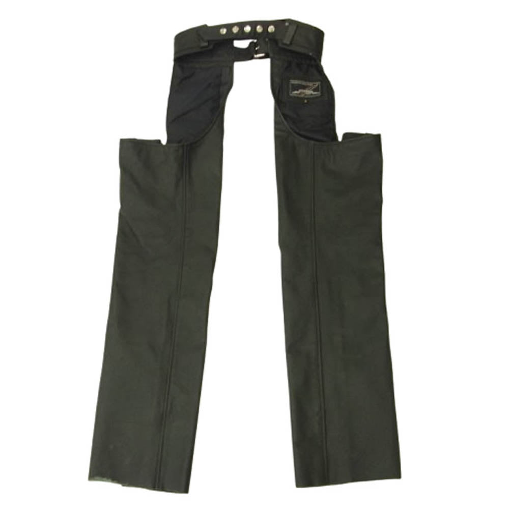 オープラン レザー チャップス パンツ ブラック系 S【中古】