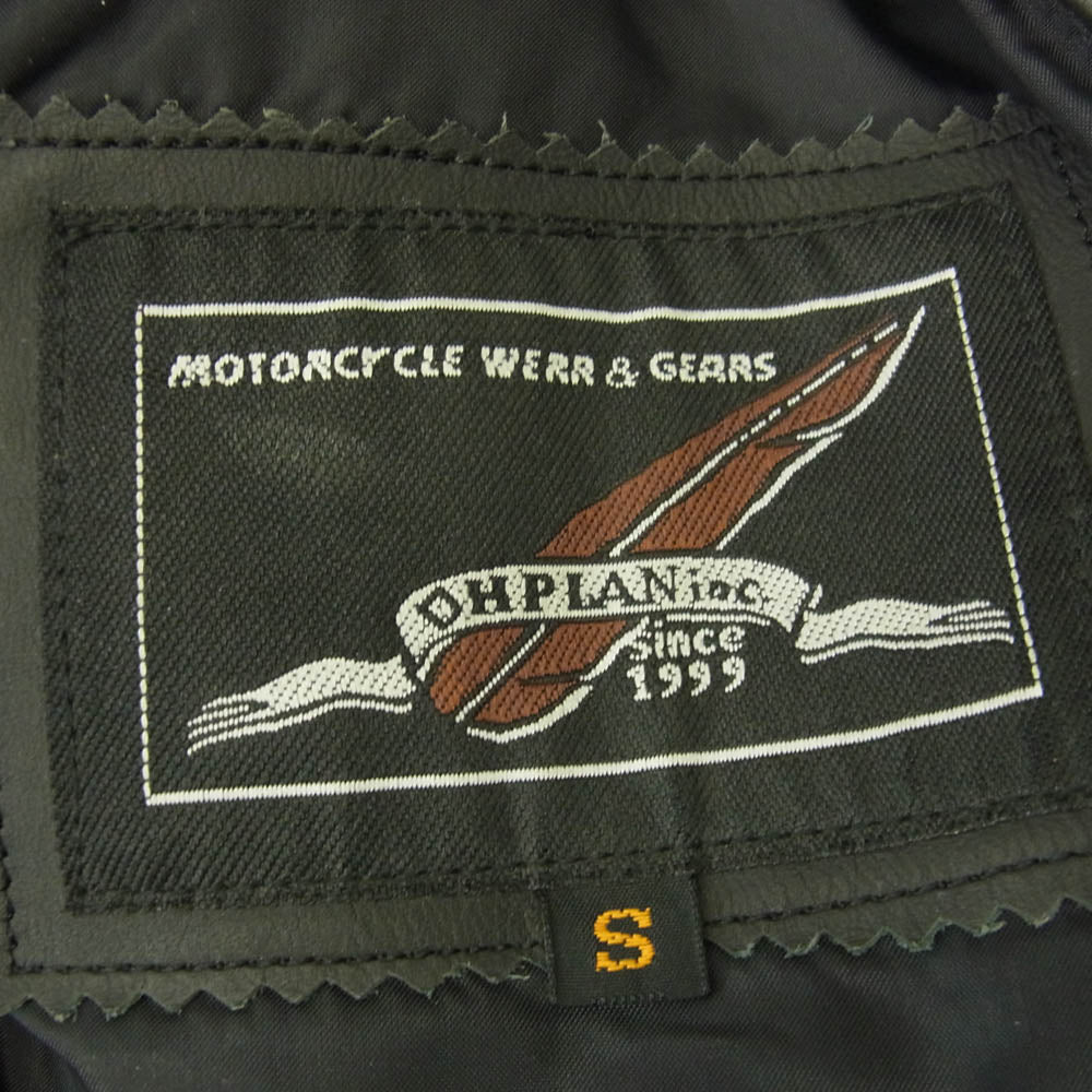 オープラン レザー チャップス パンツ ブラック系 S【中古】