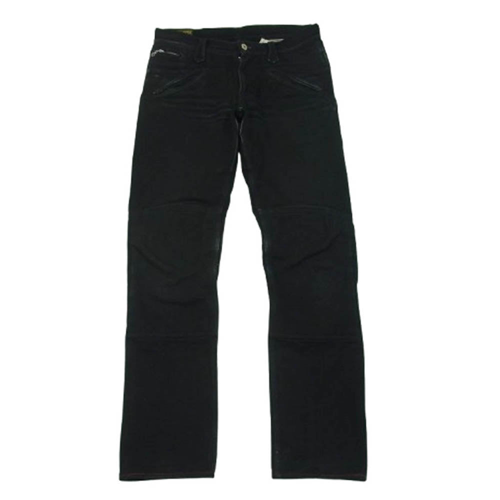 ウエストライド バイカー デニム パンツ ブラック系 31【中古】