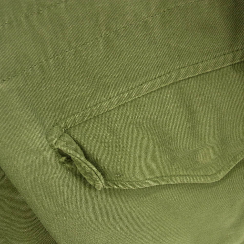ヴィウンテージ 70s～ US ARMY 米軍実物 M-65 Field Jacket 3rdタイプ ブラスジップ フィールド ジャケット グリーン系【中古】