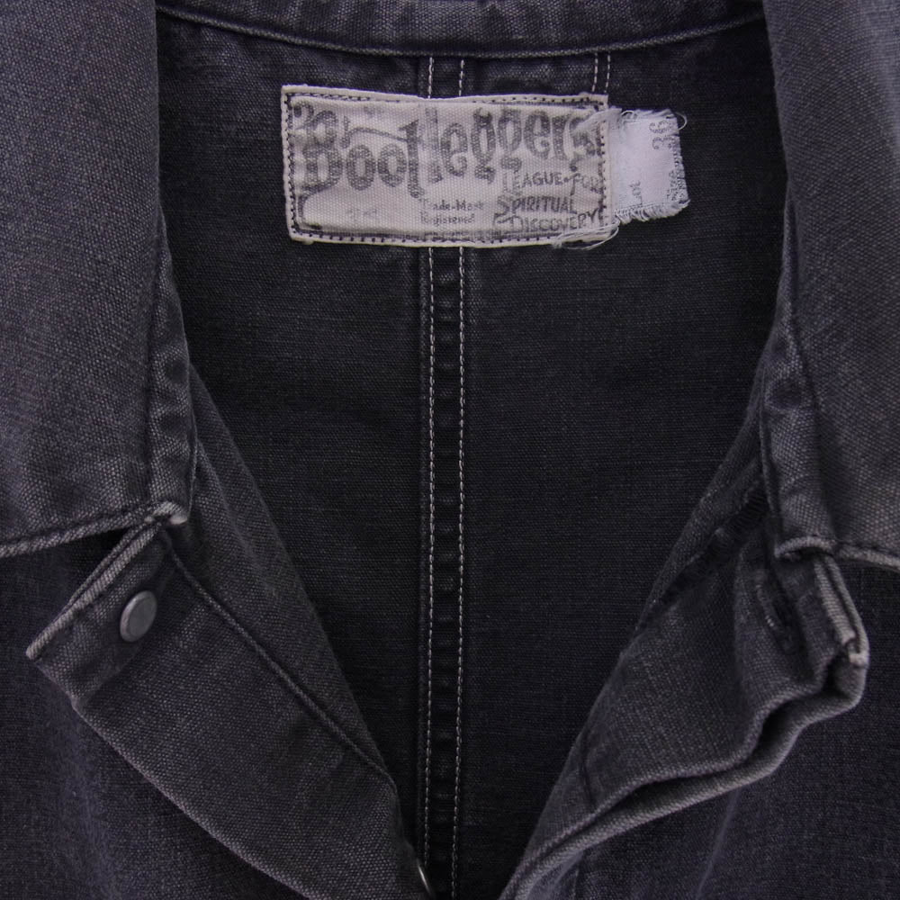 BOOTLEGGERS ブートレガーズ ブラック オールインワン ツナギ ダークグレー系 L【中古】