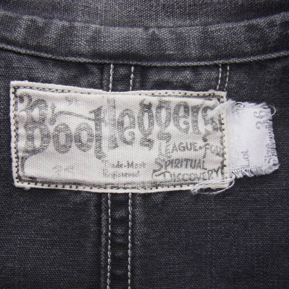 BOOTLEGGERS ブートレガーズ ブラック オールインワン ツナギ ダークグレー系 L【中古】