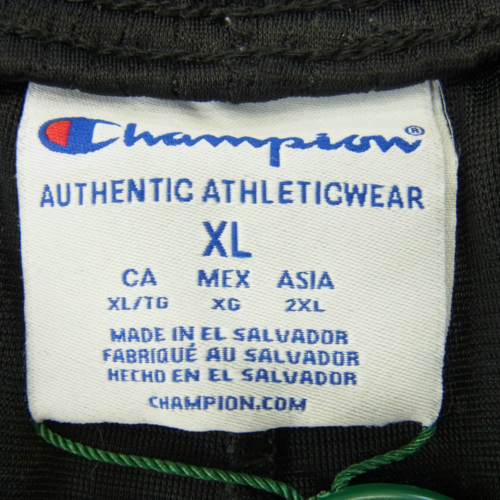 パイレックス × CHAMPION チャンピオン MESH SHORT PANTS メッシュ ショーツ ハーフパンツ ブラック系 XL【中古】