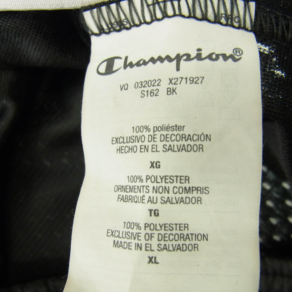 パイレックス × CHAMPION チャンピオン MESH SHORT PANTS メッシュ ショーツ ハーフパンツ ブラック系 XL【中古】