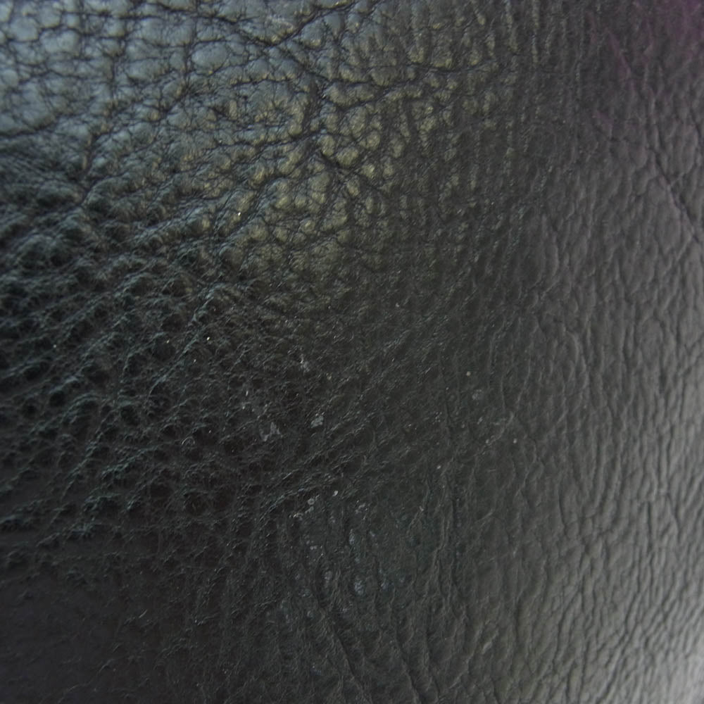 CHROME HEARTS クロムハーツ（原本無） MONICA BAG LARGE CH CRS CHクロス ラージクロス モニカ クロスボールボタン フローラルリベット バッグ ブラック系 シルバー系【中古】