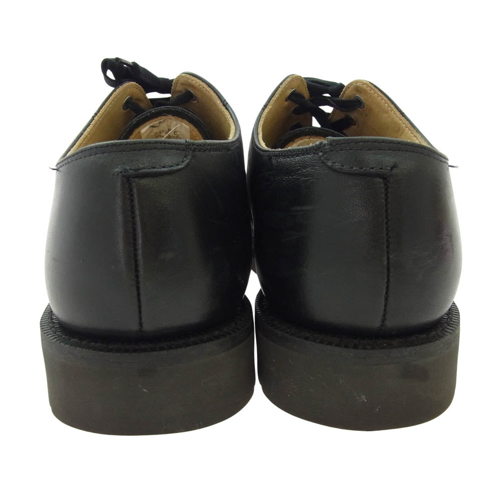 カナダウエスト カナダ軍 レザー サービスシューズ ブラック系 7 1/2-8E【中古】