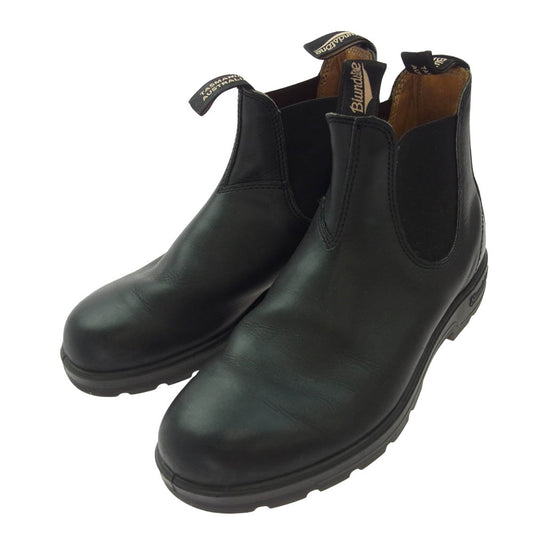 ブランドストーン レザー サイドゴアブーツ ブラック系 8【中古】