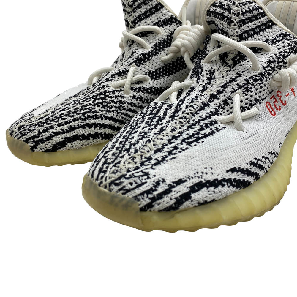 adidas アディダス CP9654 YEEZY BOOST 350 V2 ZEBRA イージーブースト ローカット スニーカー ゼブラ ホワイト系 27.5cm【中古】