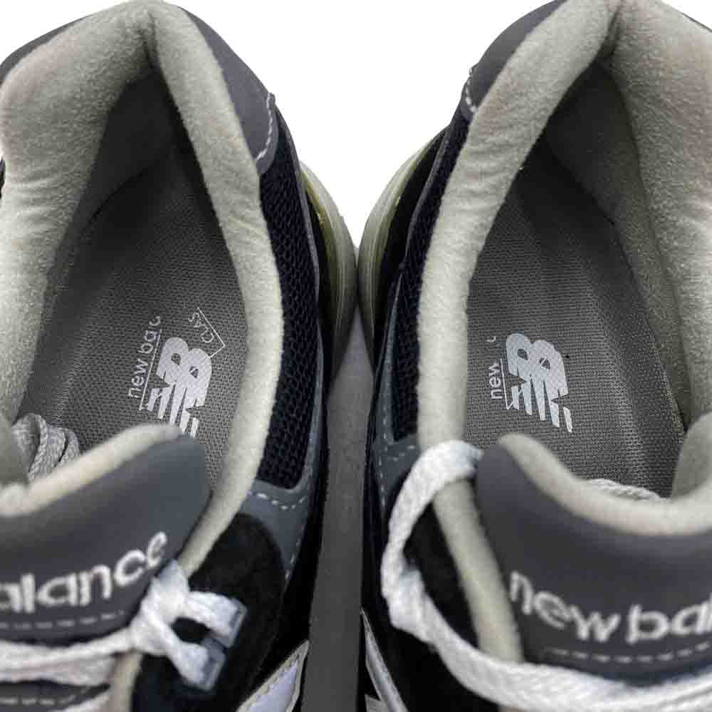 NEW BALANCE ニューバランス M992EB スエード ローカット スニーカー ブラック系 28cm【中古】