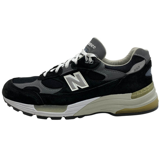 NEW BALANCE ニューバランス M992EB スエード ローカット スニーカー ブラック系 28cm【中古】