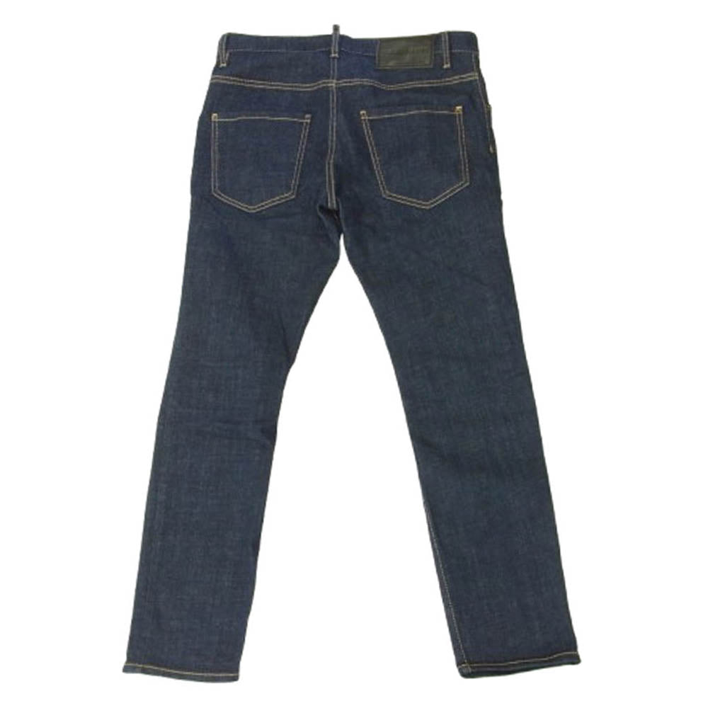 DSQUARED2 ディースクエアード 25SS S74LB1425 SKATER JEAN スケーター ジーンズ スキニー デニム パンツ インディゴブルー系 46【中古】