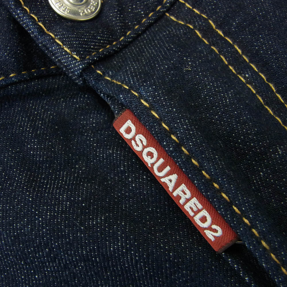 DSQUARED2 ディースクエアード 25SS S74LB1425 SKATER JEAN スケーター ジーンズ スキニー デニム パンツ インディゴブルー系 46【中古】