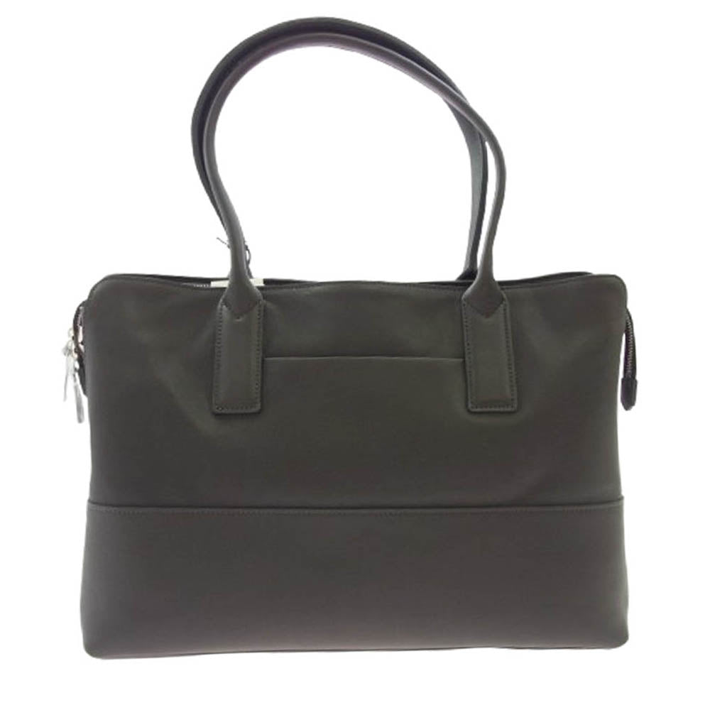 aniary アニアリ 36-02003 Artisan Leather アルティザンレザー ブリーフケース トートバッグ ビジネスバッグ チャコールグレイ系【新古品】【未使用】【中古】