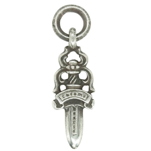 CHROME HEARTS クロムハーツ（原本無） Beyond coolギャランティカード付属 DAGGER ＃5 ダガー チャーム ペンダント トップ シルバー系【中古】