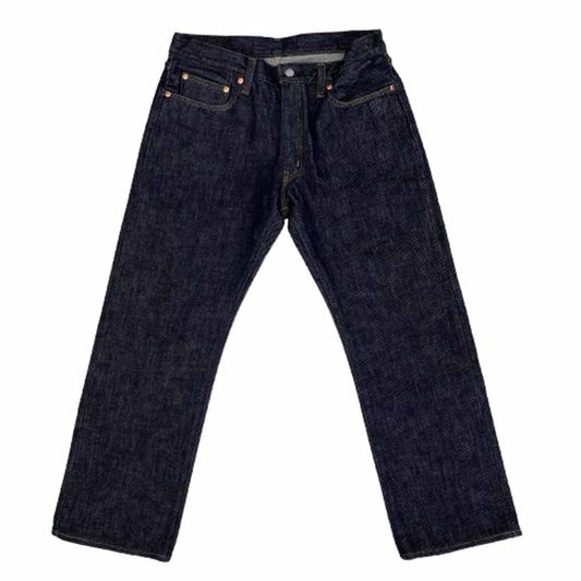KOJIMA GENES 児島ジーンズ 21oz ヘビーオンス ストレート デニム パンツ ダークネイビー系 36【美品】【中古】