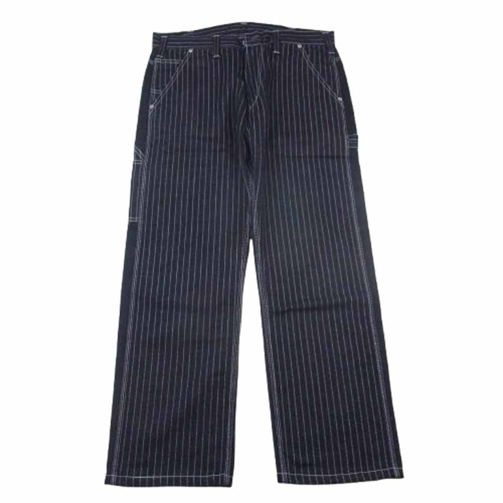 KOJIMA GENES 児島ジーンズ 13oz ウォバッシュ コンボ 切り替え ペインター パンツ インディゴブルー系 34【美品】【中古】