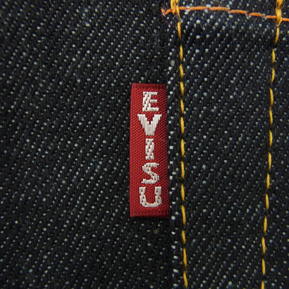 EVISU エヴィス Lot2000 No.2 赤カモメ ペイント チャコール系 33X32【極上美品】【中古】