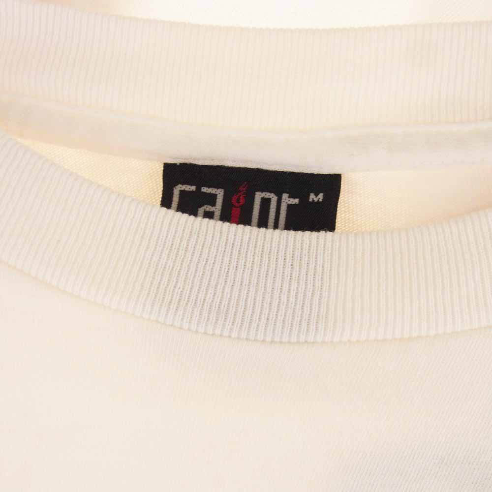 SAINT MICHAEL セントマイケル 25SS SM-HR8-0000-025 SUPER DIRTY SS TEE フロントプリント スーパーダーティ Tシャツ 半袖カットソー ホワイト系 M【中古】