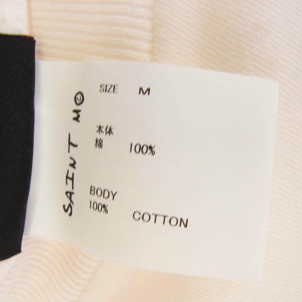 SAINT MICHAEL セントマイケル 25SS SM-HR8-0000-025 SUPER DIRTY SS TEE フロントプリント スーパーダーティ Tシャツ 半袖カットソー ホワイト系 M【中古】