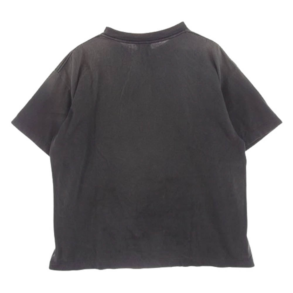 SAINT MICHAEL セントマイケル 25SS SM-HR8-0000-001 ヴィンテージ加工 LOVEプリント Tシャツ 半袖カットソー グレー系 M【中古】