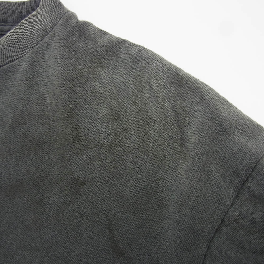 SAINT MICHAEL セントマイケル 25SS SM-HR8-0000-001 ヴィンテージ加工 LOVEプリント Tシャツ 半袖カットソー グレー系 M【中古】