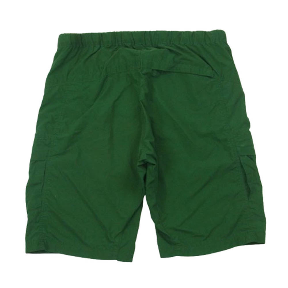 THE NORTH FACE ノースフェイス NB41625 CLASS V CARGO SHORT クラスファイブ カーゴ ショーツ ロゴ刺繍 ナイロン ショート パンツ グリーン系 L【中古】