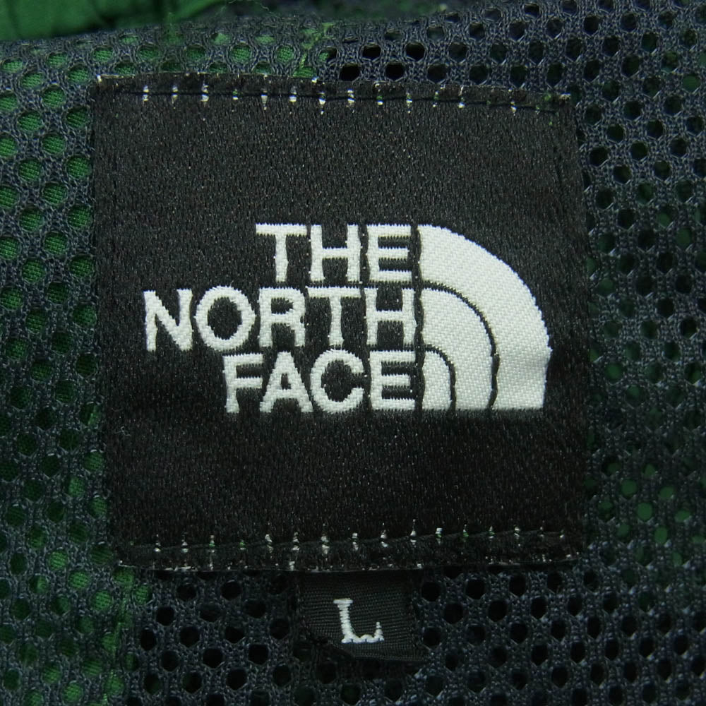 THE NORTH FACE ノースフェイス NB41625 CLASS V CARGO SHORT クラスファイブ カーゴ ショーツ ロゴ刺繍 ナイロン ショート パンツ グリーン系 L【中古】