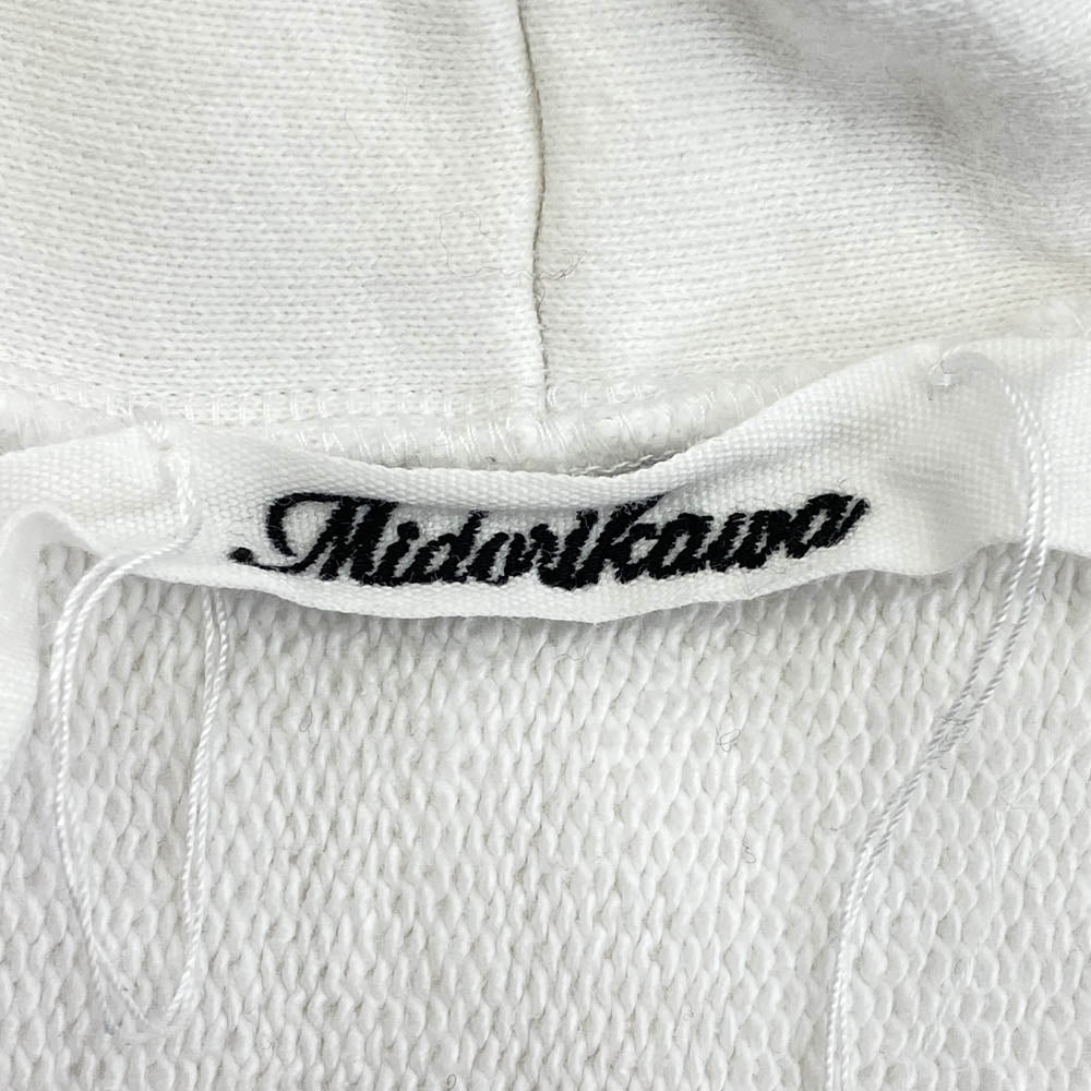 MIDORIKAWA ミドリカワ 20SS MID20SS-CU05 HALF ZIP SLEEVELESS SWEAT ハーフジップ スリーブレス ノースリーブ パーカー フーディー ホワイト系 S【中古】