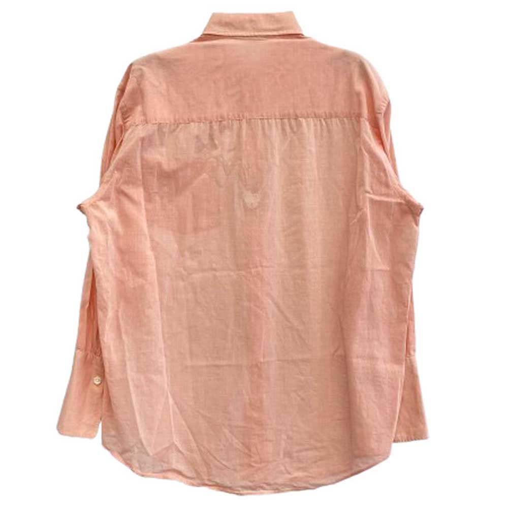 AURALEE オーラリー A24SS03VO HARD TWIST FINX ORGANDY SHIRT ハードツイスト フィンクス オーガンジー 長袖 シャツ ピンク系【中古】