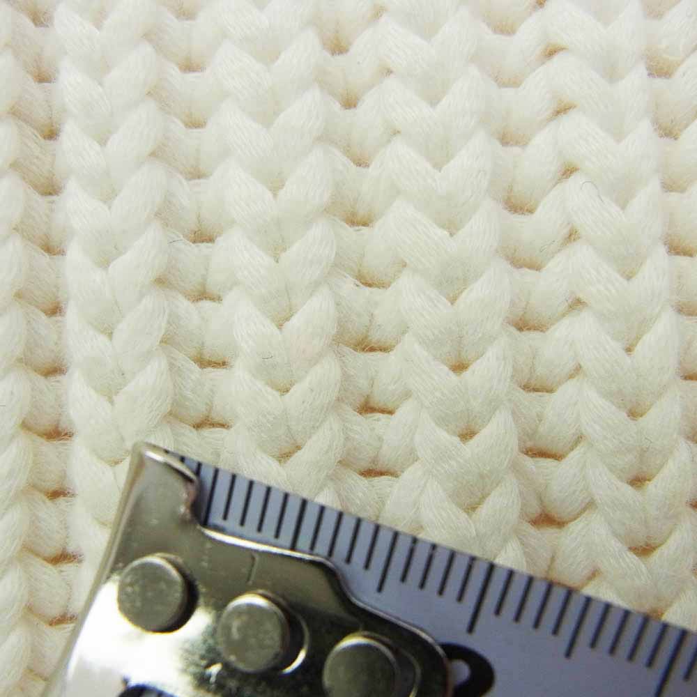 MAISON MARGIELA メゾンマルジェラ 19SS S51GP0103 四つタグ 4ライン Vネック ノースリーブ ニット ワンピース ホワイト系 S【中古】