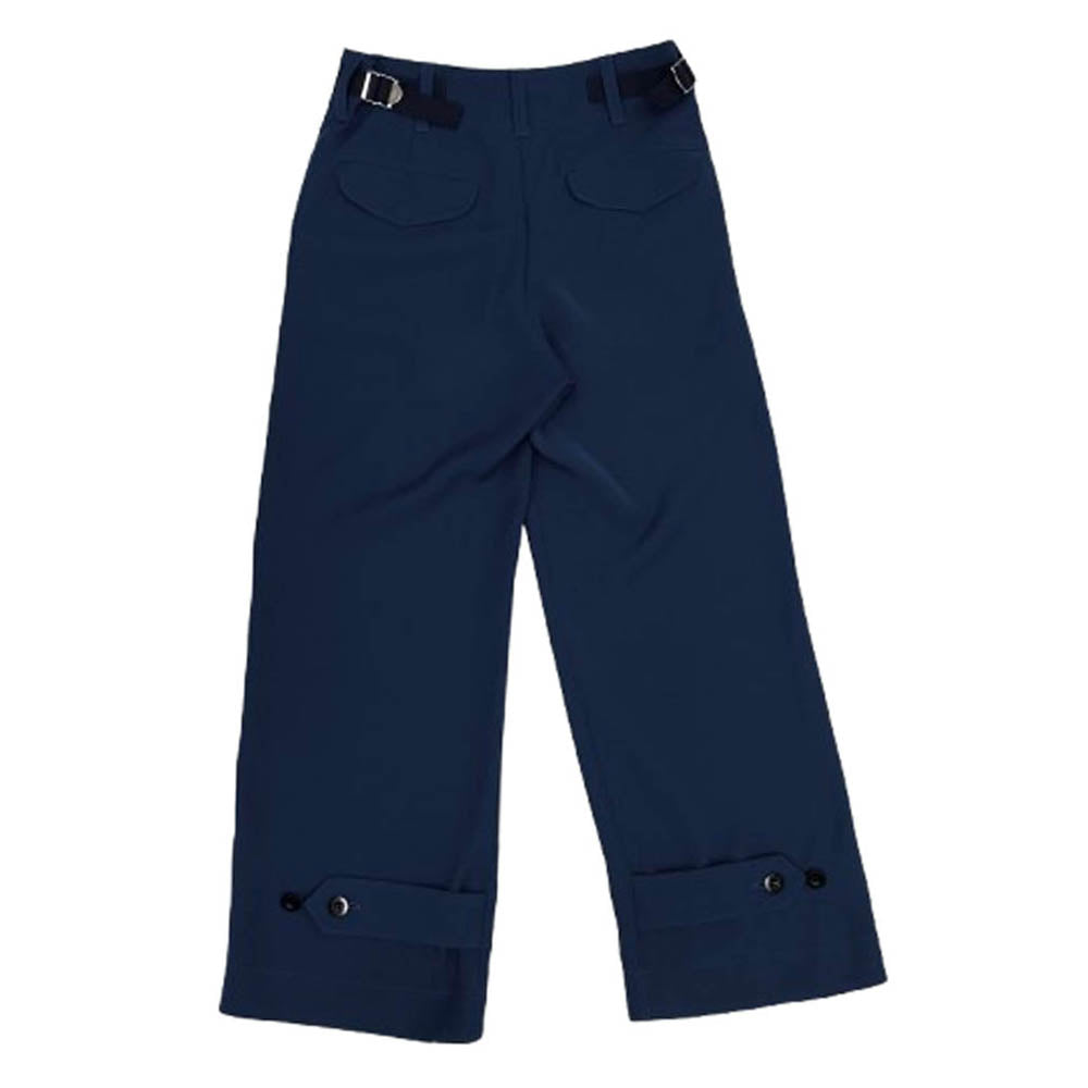 Sacai サカイ 20-05148 エステル ベイカー スラックスパンツ ブルー系 1【中古】