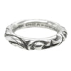 CHROME HEARTS クロムハーツ（原本無） SCRL BAND スクロール バンド リング シルバー系 16.5号【中古】