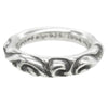 CHROME HEARTS クロムハーツ（原本無） SCRL BAND スクロール バンド リング シルバー系 16.5号【中古】