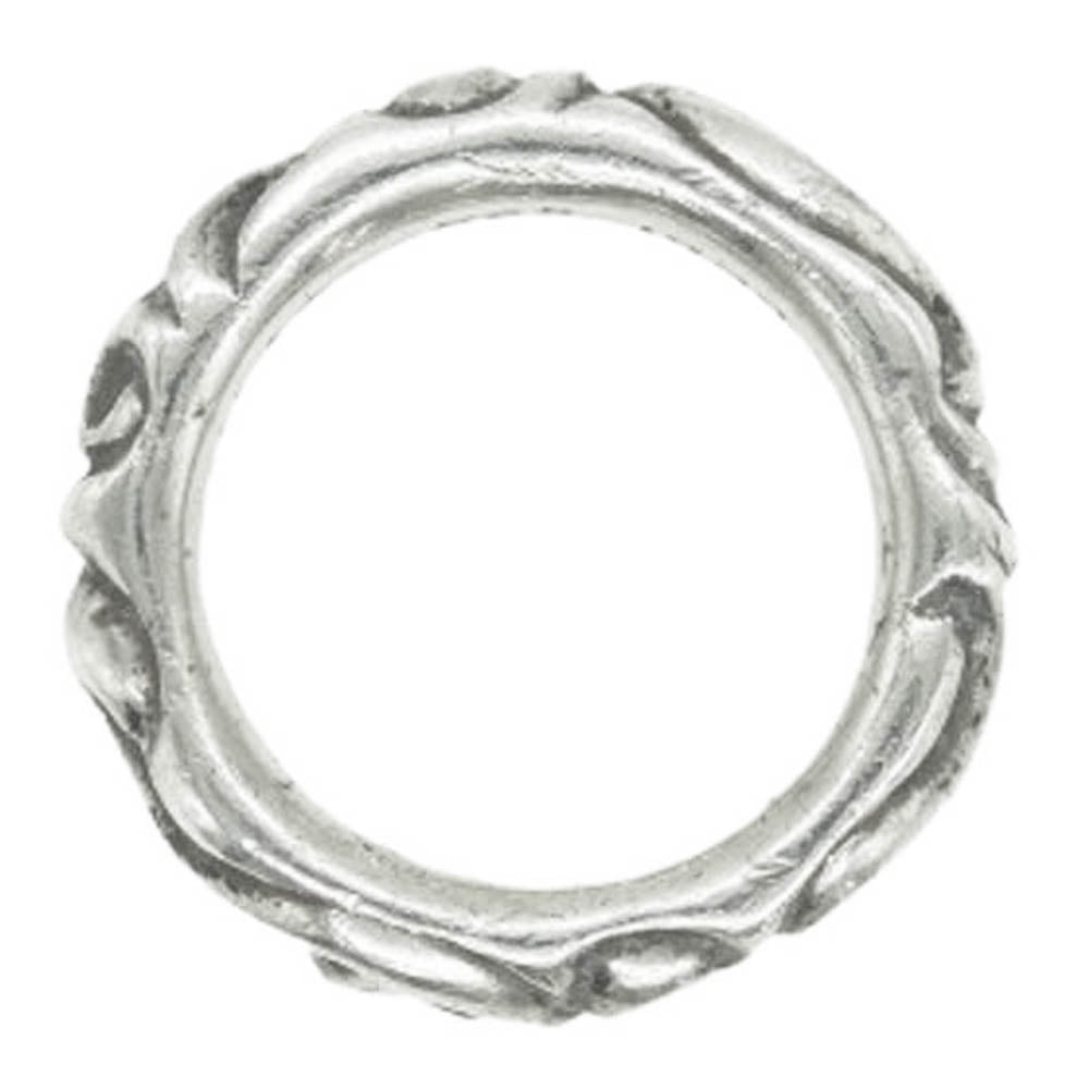 CHROME HEARTS クロムハーツ（原本無） SCRL BAND スクロール バンド リング シルバー系 16.5号【中古】