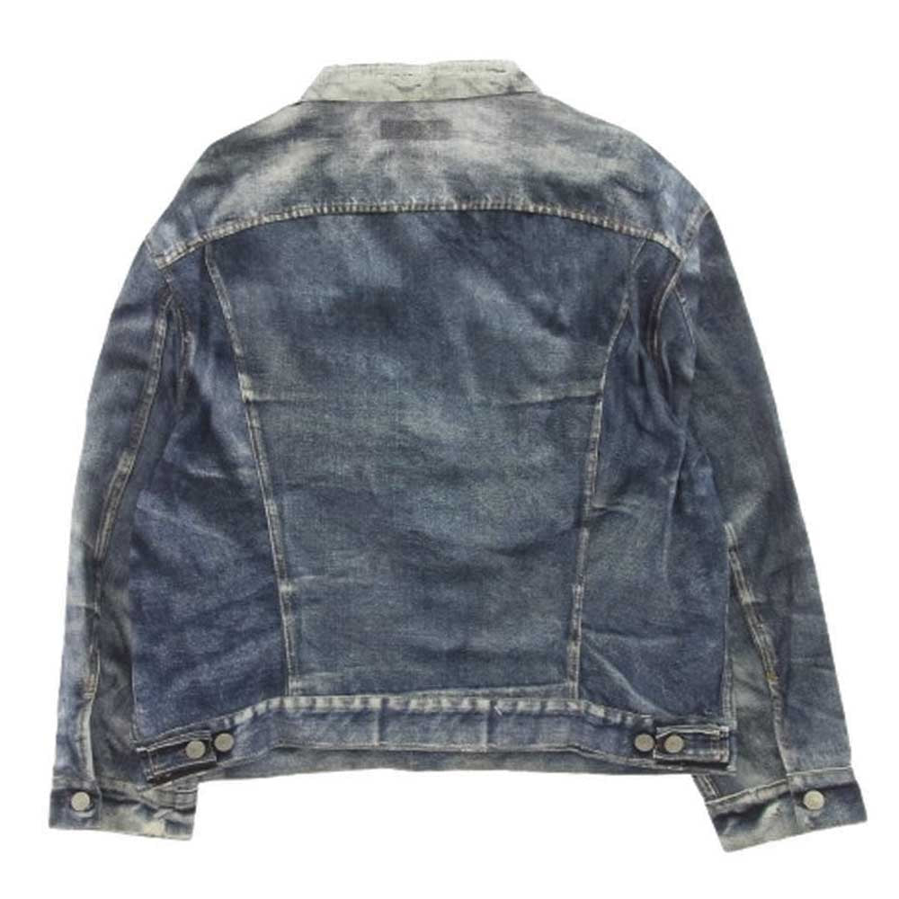 JUNYA WATANABE COMME des GARCONS MAN ジュンヤワタナベコムデギャルソンマン 25SS WO-J911-100 × Levi's BerBerJin リーバイス ベルベルジン デニム 転写 ジャケット インディゴブルー系 XL【新古品】【未使用】【中古】