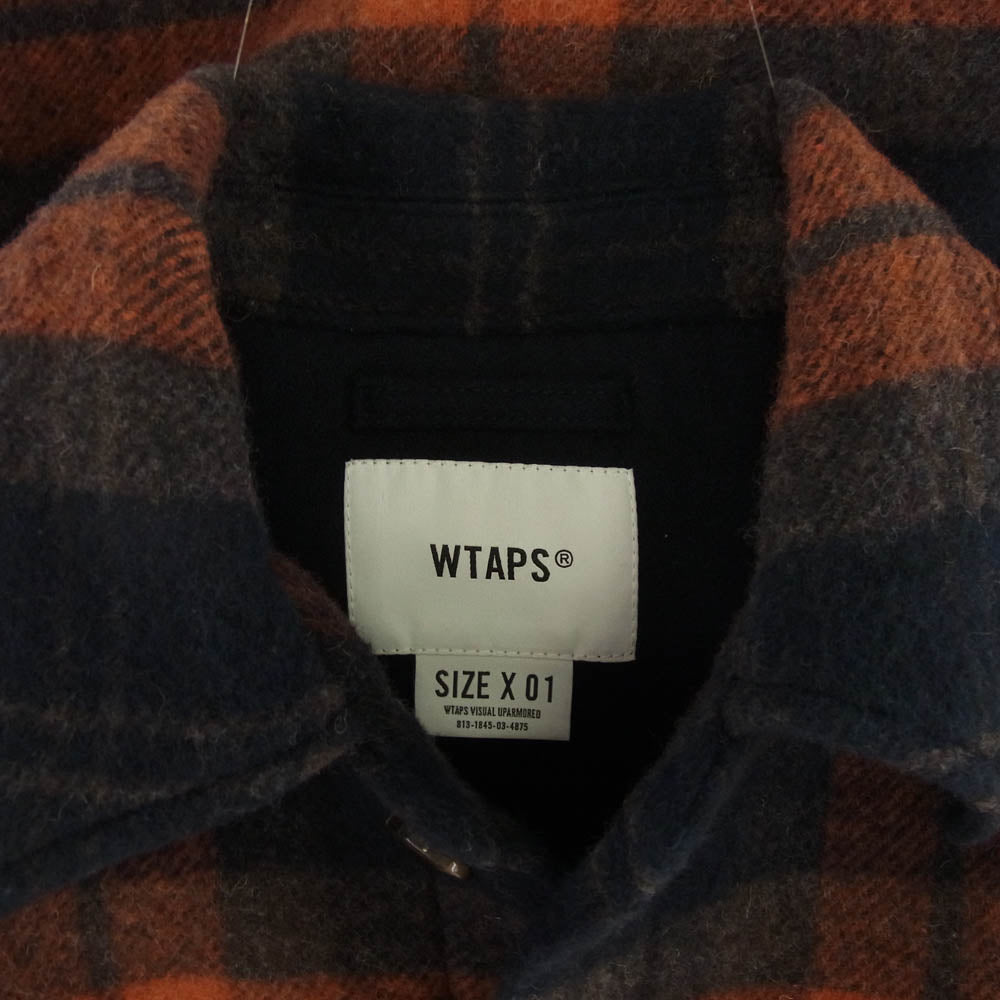 WTAPS ダブルタップス 24AW 242WVDT-JKM04 WOPL Mosser Textile モッサー テキスタイル ジャケット ブラック系 オレンジ系【中古】