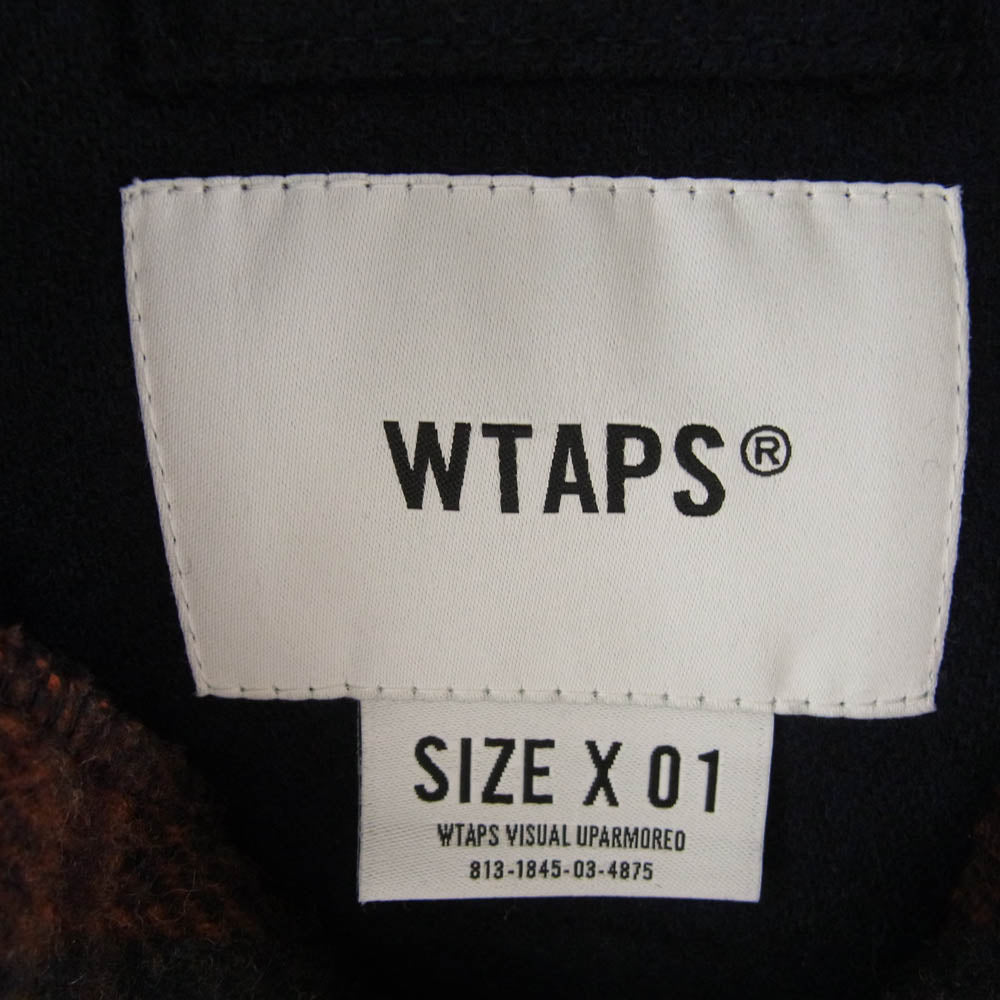 WTAPS ダブルタップス 24AW 242WVDT-JKM04 WOPL Mosser Textile モッサー テキスタイル ジャケット ブラック系 オレンジ系【中古】